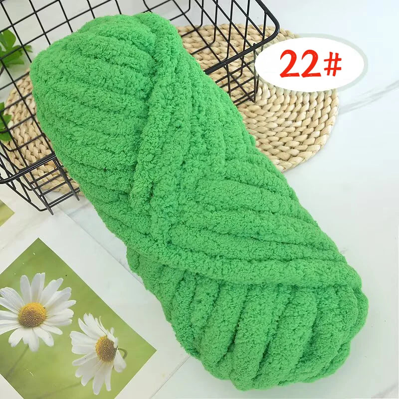 Extra Thick Chenille Yarn for Hand Knitting