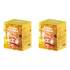 A yellow box for the Animal Preschool plush blind box series featuring a cute orange and white animal character.