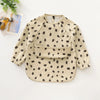 Waterproof Long-Sleeve Art Smock Bib for Toddlers