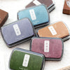 A collection of five vintage craft oil-based ink pads in various colors including Lilac Purple, Jade Blue, Yellow, and Leaf G