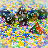 Seven-Layer Rainbow Polyhedral Dice Set for RPGs