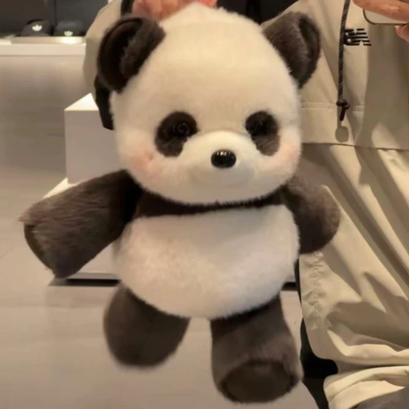 Huggable Running Panda Plush Toy – 45cm Soft Companion