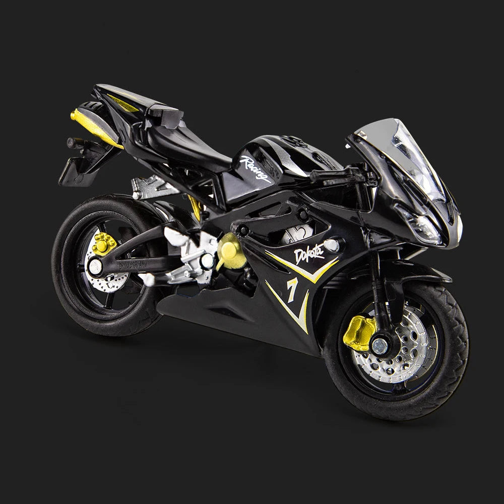 A black 1:18 scale KTM 450 SX-F diecast motorcycle model shown in a profile view.