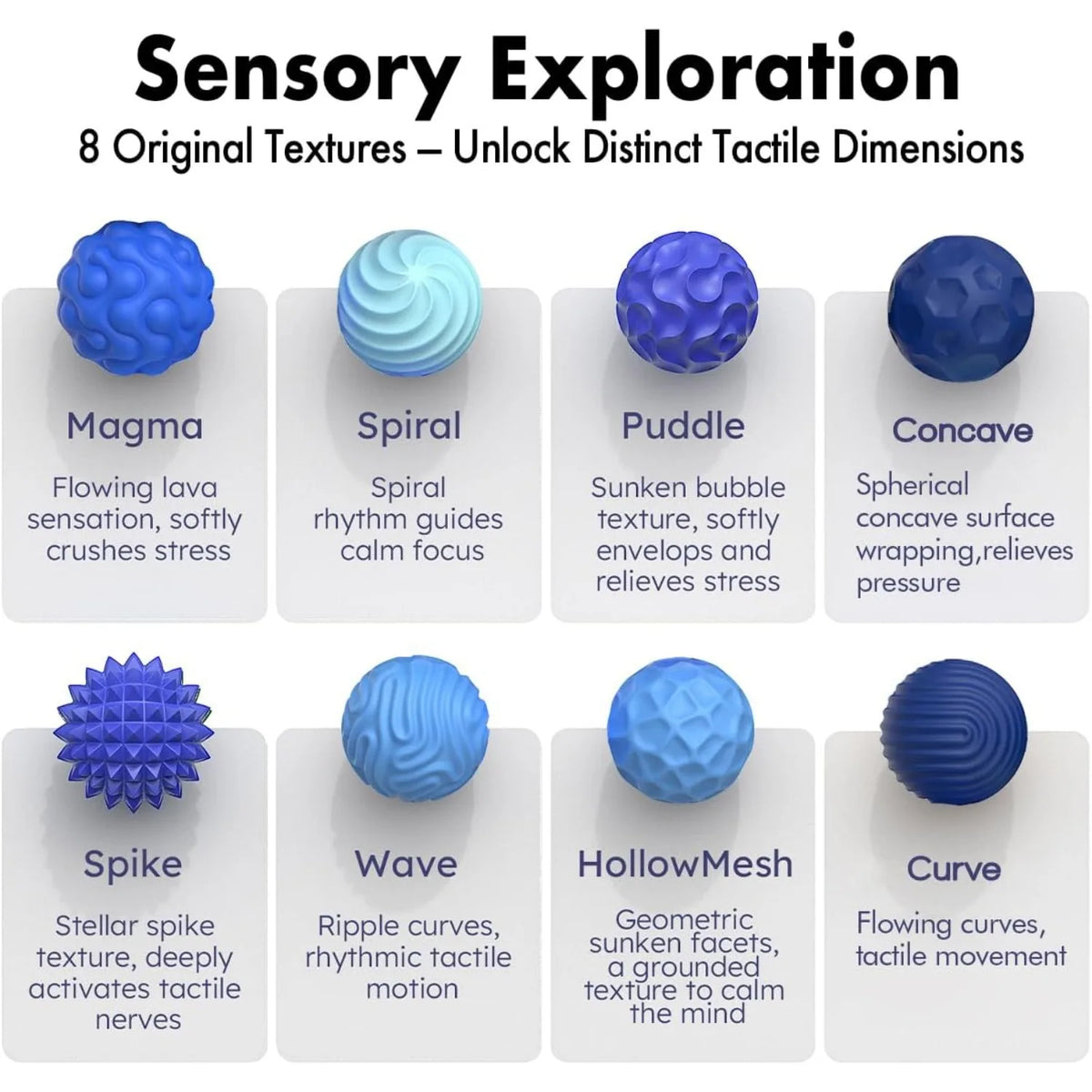 Silicone Magnetic Fidget Balls with Storage Box