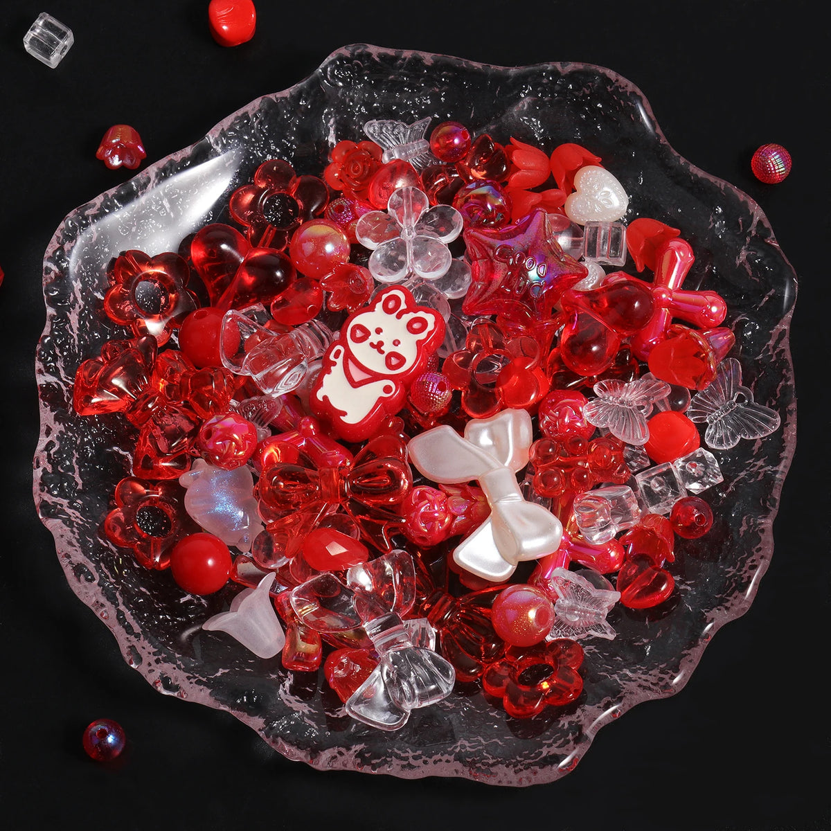 Colorful Assorted Acrylic Beads for DIY Jewelry Making
