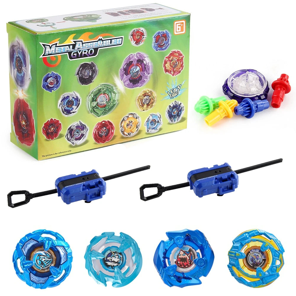 Gyro Spinning Tops Battle Set with Launchers