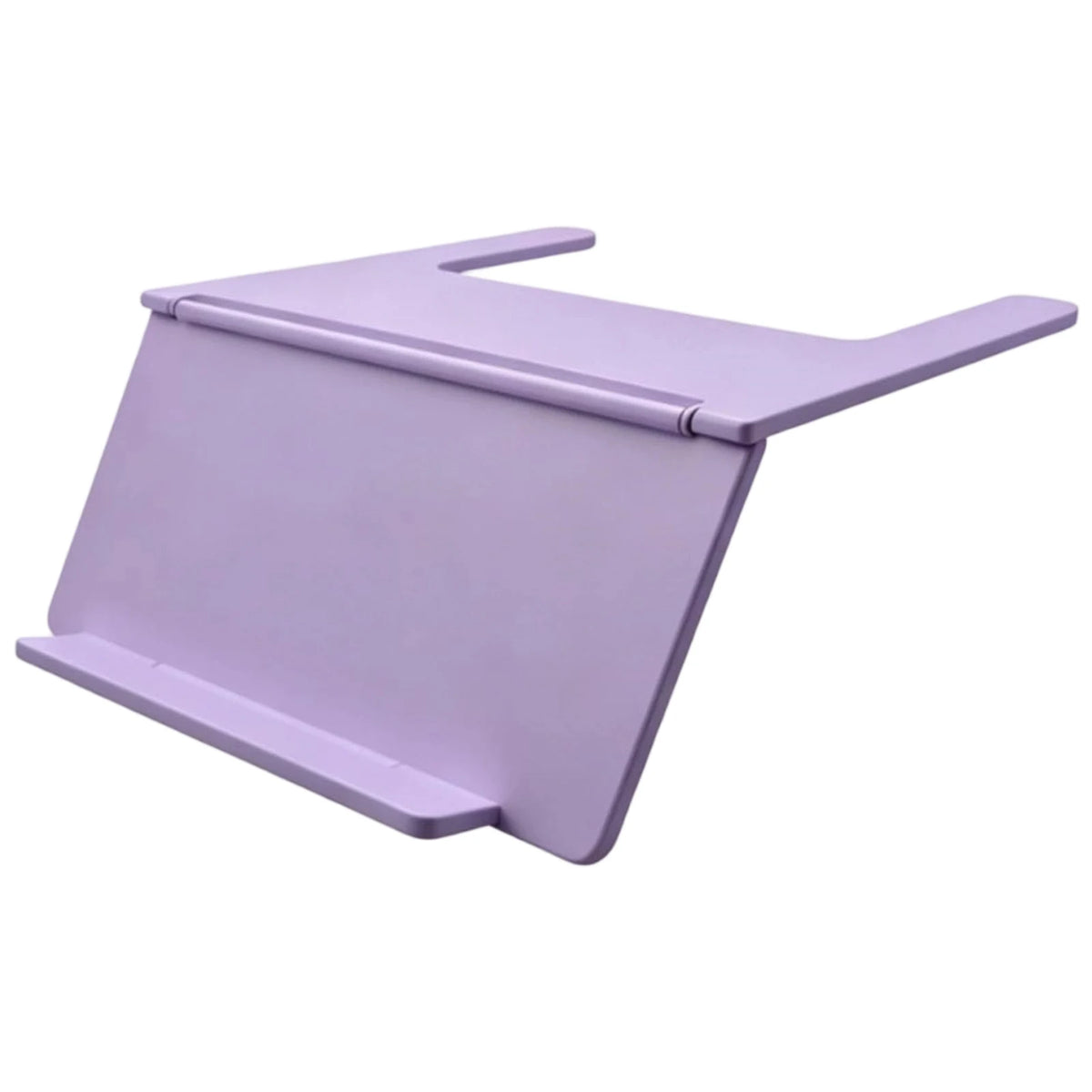 A purple foldable Mahjong card holder with a non-slip stand.