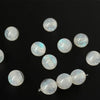 Fine Flashing Resin Beads, Round Loose Beads for Jewelry Making