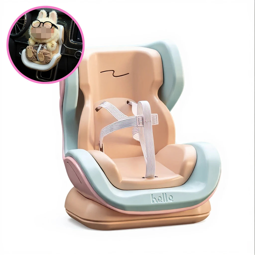 Labubu Car Seat Companion – Sitting Edition for Fans