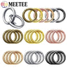 10-Piece Metal Spring Snap Hook O-Ring Set for Bags & DIY Crafts