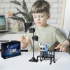 Hollow Knight Building Blocks Set – Ghost Figure with Street Lighting