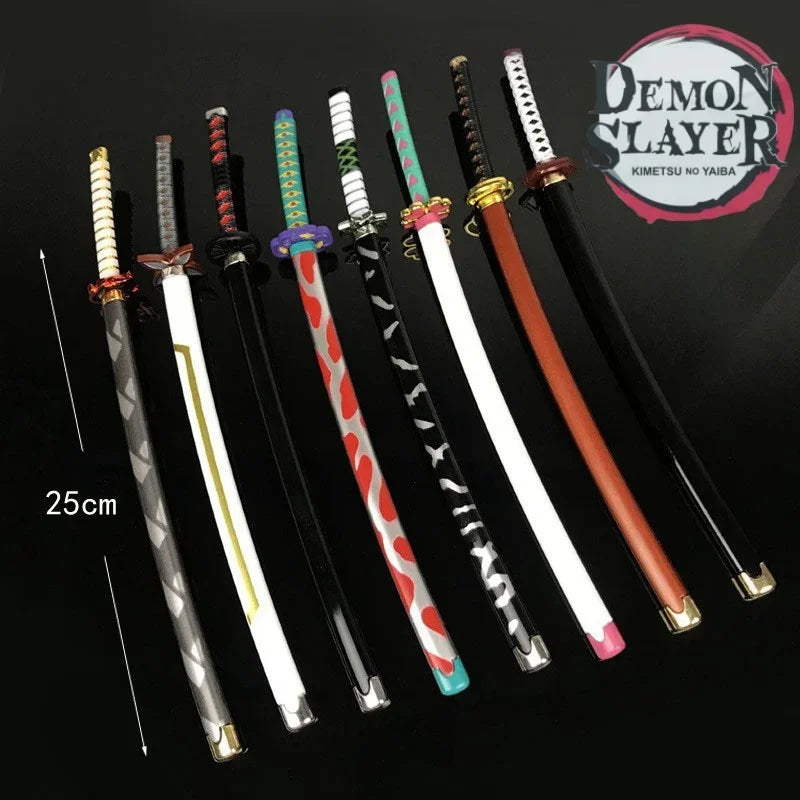 Demon Slayer Katana Replica - 25cm Anime Cosplay Sword