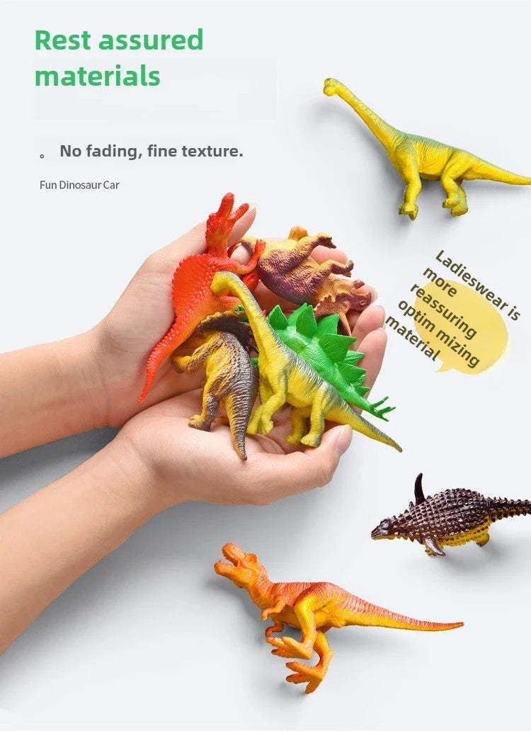 Dinosaur Transport Truck Carrier Playset with Tyrannosaurus Rex