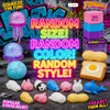 A collection of colorful squishy toys shaped like animals and sea creatures are displayed for stress relief.