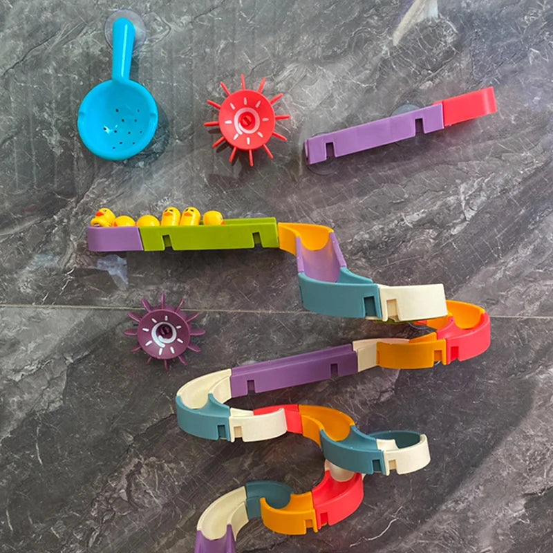 Bath Time Duck Slide Toy Set