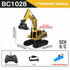 2.4G Remote Control Excavator with Lights and Sound Effects