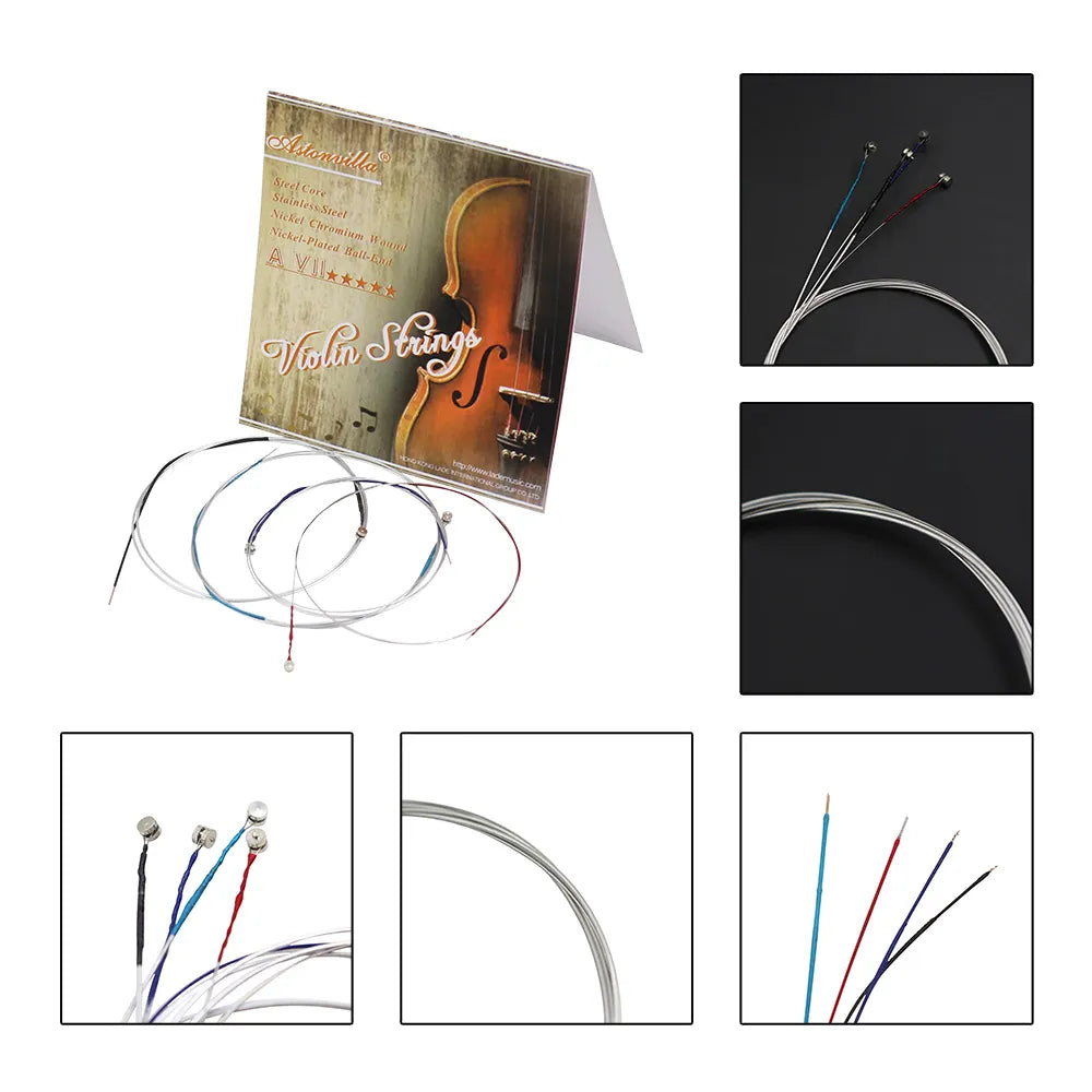 Professional Nickel-Silver Wound Violin String Set