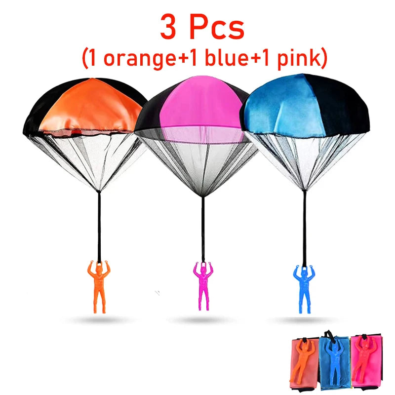 Kids' Flying Parachute Toy for Indoor & Outdoor Play