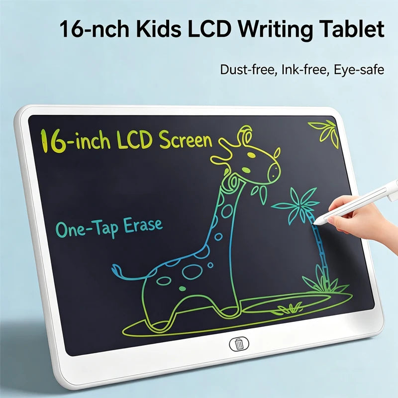16-Inch LCD Writing Tablet for Kids (2-Pack)