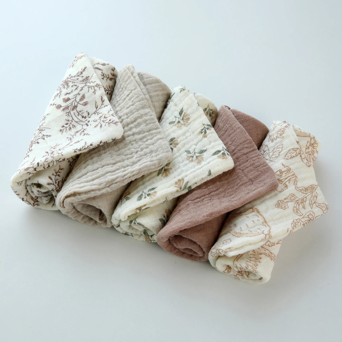 Soft and Absorbent Gauze Baby Burp Cloths (3-Pack)