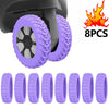 Silicone Luggage Wheel Protector Covers – Set of 8
