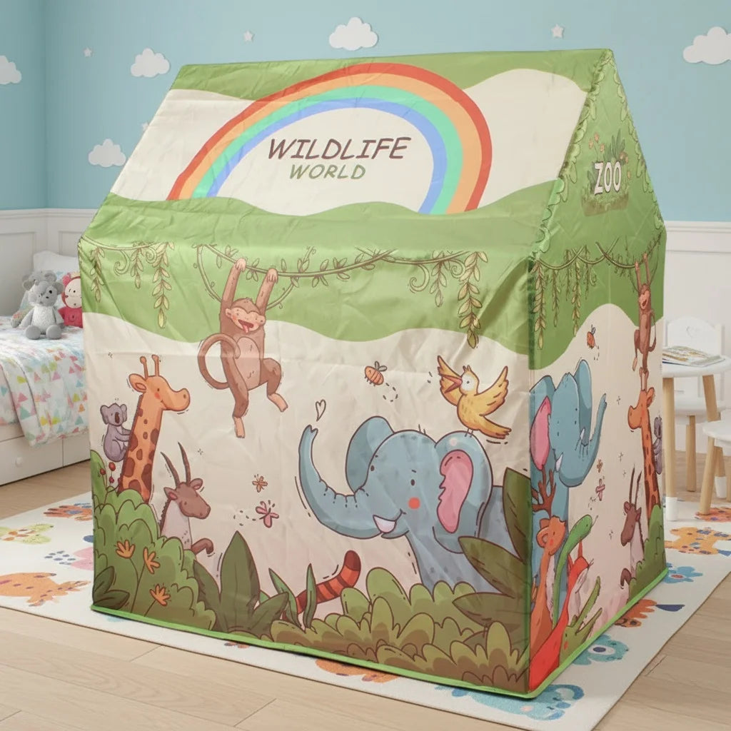 Foldable Kids Castle Play Tent – Portable Indoor & Outdoor Playhouse