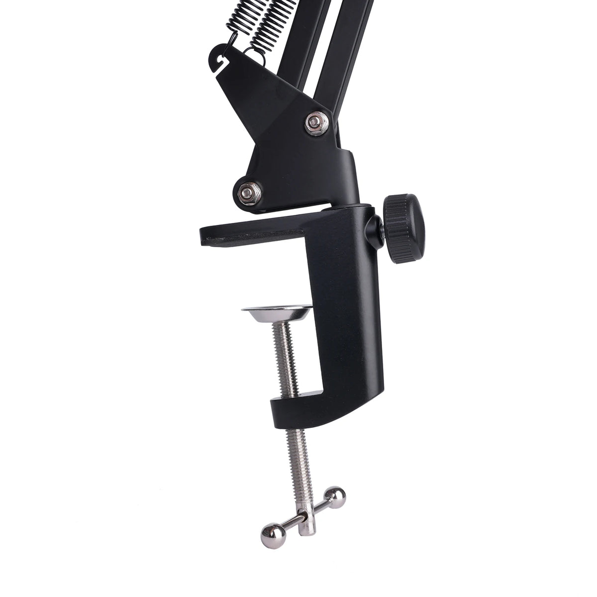 Adjustable Microphone Boom Arm with Table Mount and Mic Clip