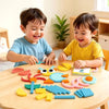 Colorful Wooden Tangram Jigsaw Puzzle Set for Kids