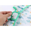 Waterproof Long-Sleeve Baby Bib with Art Smock Design