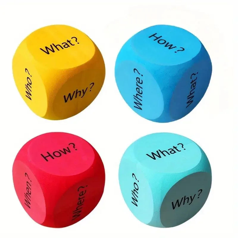 Soft Foam Dice Set for Games, Learning & Stress Relief