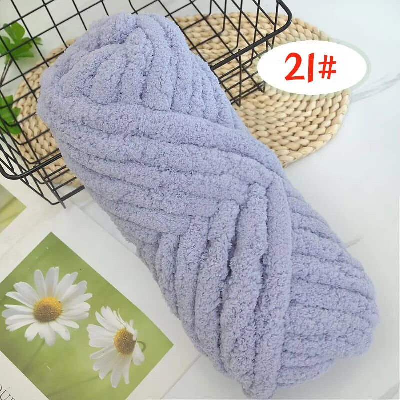 Extra Thick Chenille Yarn for Hand Knitting