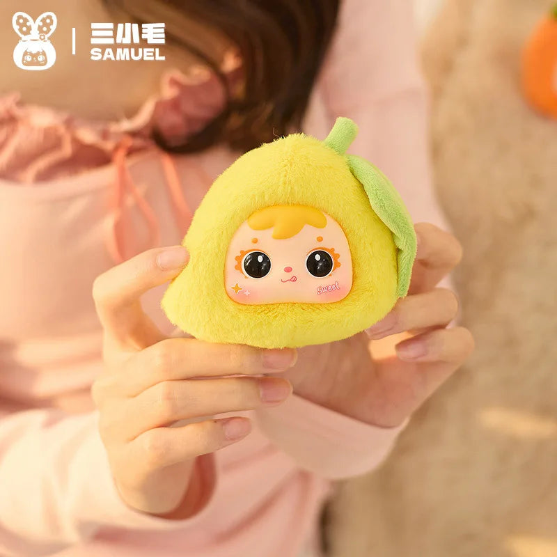 Samuel Heartbeat Plush Fruit Style Keychain Blind Box