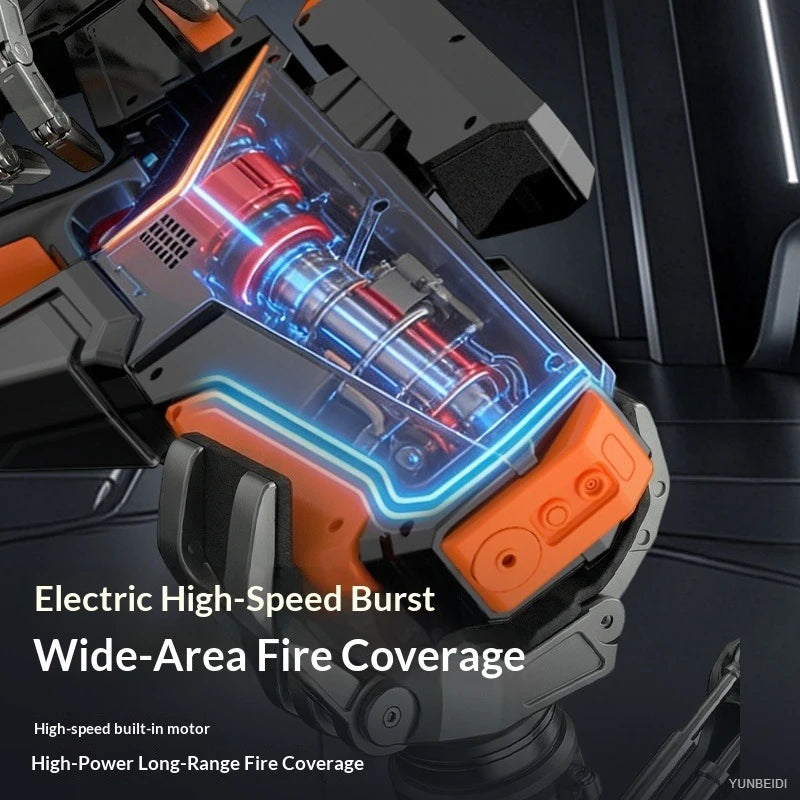 Electric LED Water Gun with Automatic Suction