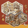 3D House Scene Stickers for Scrapbooking and DIY Crafts