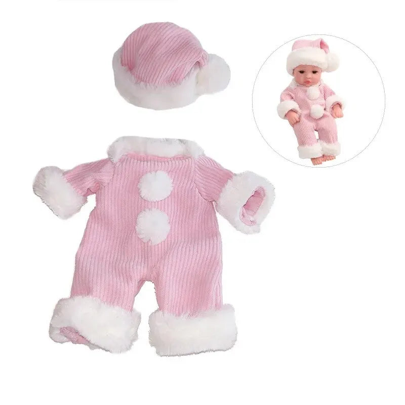 Adorable Jumpsuit Outfit for 12-Inch Reborn Dolls