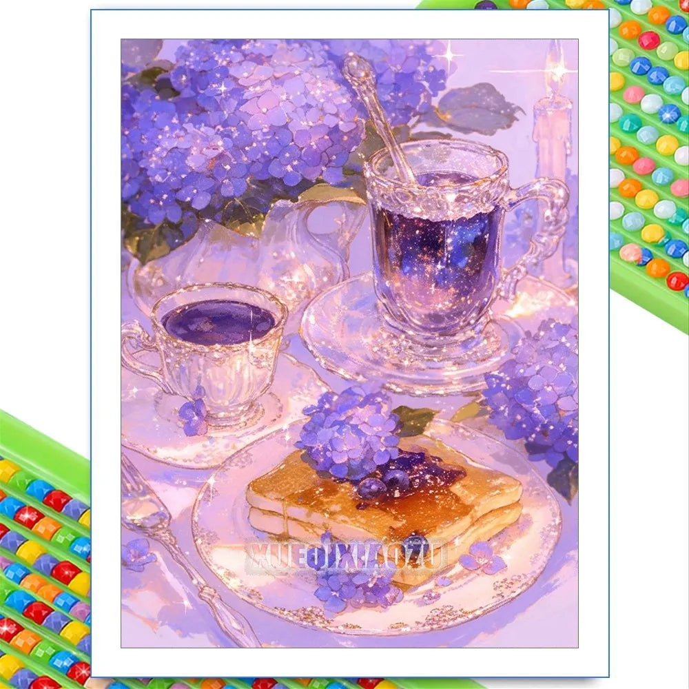 Delicious Cake Diamond Painting Kit – DIY Mosaic Art for Home Decor