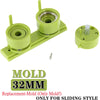 DIY Button Maker Machine Kit with Interchangeable Molds – 5 Sizes