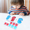 Montessori Transparent Number Set for Light Table Learning