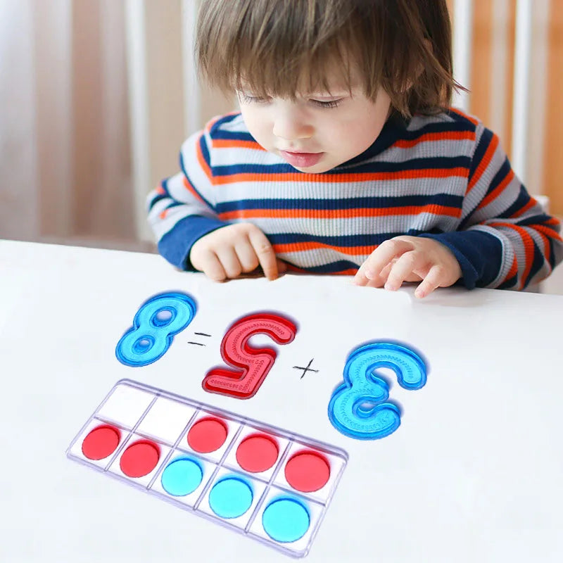 Montessori Transparent Number Set for Light Table Learning