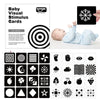 High Contrast Black and White Flash Cards for Baby Visual Development