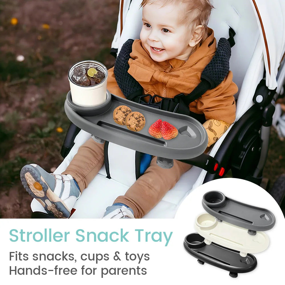Universal Stroller Snack Tray with Cup Holder