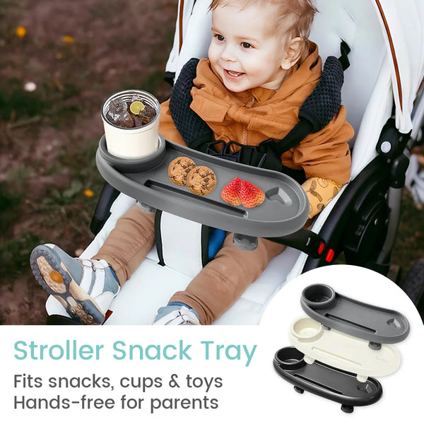 Universal Stroller Snack Tray with Cup Holder