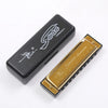 10-Hole C Diatonic Harmonica with Carrying Case