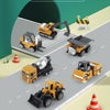 Die-Cast Metal Construction Truck Set - 6 Classic Vehicles
