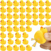 Classic Yellow Squeaky Rubber Ducks for Bath, Party Favors, and Decor