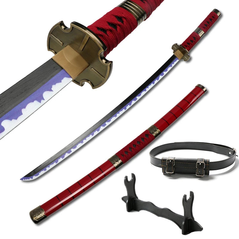 One Piece Roronoa Zoro Bamboo Katana Cosplay Sword