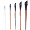 Professional Squirrel Hair Watercolor Liner Brushes with Oak Wood Handles