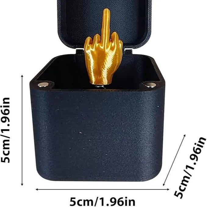 Funny Middle Finger Prank Gift Box - Hilarious Gag Gift for Birthdays, Christmas & More