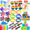 60-Pack Sensory Fidget Toys Set for Kids and Adults – Stress Relief Party Favors