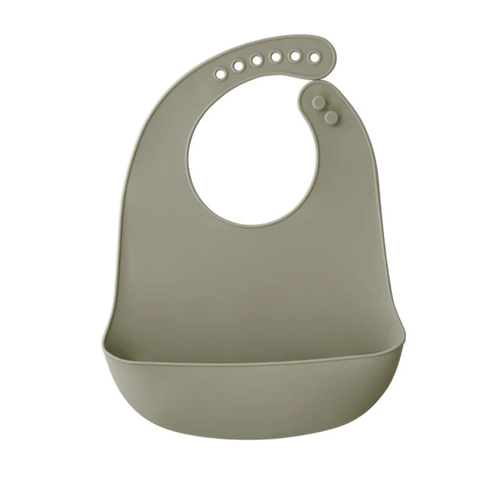 Personalized Silicone Baby Bib with Custom Name